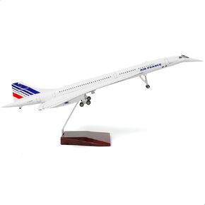 1/125 النطاق Concorde Airplane Model Prebuilt Diecast Aircraft Miniature Kit Airplane For France Motic Model لمجموعة أو هدية للبالغين