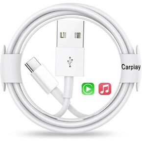 2 Pack Car Carplay Cable for iPhone 15 Car Charger Cord, 3.3FT USB A to USB C Cable for Apple Carplay, USB C Cable Compatible with iPhone 15 Pro Max Plus, iPad Pro Air Mini Car Charger Cord Cable in Kuwait