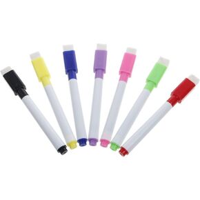 5 Pcs Multicolor Whiteboard Pen Teacher Classroom Marker Pen Wiping Supplies For Home Bedroom Living Room Door Wall Marking Whiteboard Markers Dry Erase & Wet Erase Markers