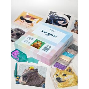 LuwoArte Large Diamond Art Kits for Adults - Brilliant Art Diamond Painting Kit - Paint Gem Art for Adults - Meme Animals