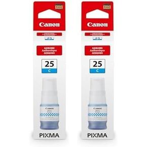 Canon GI-25 زجاجة حبر سماوي أصلي ، متوافقة مع طابعات Megatank GX2020 و GX1020