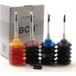 BCH Refill Ink Kit Compatible with Canon PG-240, PG-243, PG-245, CL-241, CL-244, CL-246 XL – Replaces Canon 275 276 Ink Cartridges – High-Yield Refill Bottles for PIXMA Printers