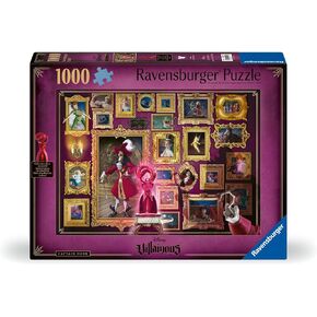 Ravensburger Disney Villainous Captain Hook 1000 Piece Jigsaw Puzzle for Adults – Every Piece is Unique, Softclick Technology Means Pieces Fit Together Perfectly in Kuwait