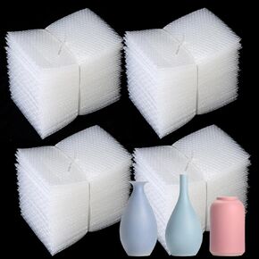 أكياس حقائب الفقاعات 200 بكسل 5 "x6" الفقاعات ، وأكياس فقاعة صافية ، وأكياس وسادة واقية ذات جدران مزدوجة للبريد ، والشحن ، والتغليف ، والتخزين والتنقل