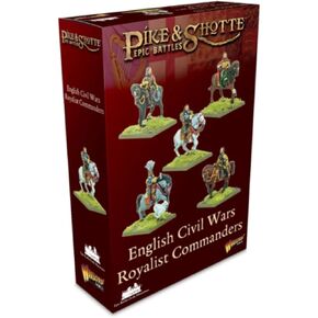 معارك ألعاب Warlord Pike & Shotte - الحروب الأهلية الإنجليزية القادة الملكيون الجدول العسكري Top Wargaming Model Model Kit 212413001