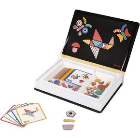 Janod - Magneti'Book Story Book - 40-Piece Magnetic Educational Set - Encourages Motor Skills and Imagination - Suitable for Ages 3 and Up, J02588