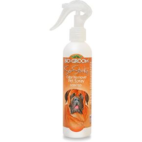 Bio-Groom So-Stinky So-Stinky Remover Remover Pet Pet-لوازم الاستحمام للكلاب ، لوازم القطط والكلاب ، خالية من القسوة ، مصنوعة في الولايات المتحدة الأمريكية-8 Fl Oz 1 pack