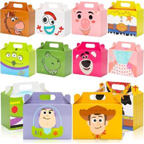 24PCS TOY TOUY Story Story Gift Box - Cartoon موضوع عيد ميلاد الحفلات جوازات GOODIE حقائب الرسوم المتحركة