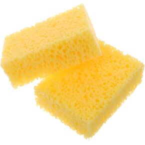 Stobok 2PCS Rectangle Pottery Sponges للطلاء الفني ، اسفنجة الطلاء لأدوات الفخار DIY ، نحت الطين ، صيانة السيراميك ، التنظيف ، 4.72x3.42x1.77 في