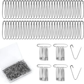 500pcs دبابيس أمان ، 0.94 بوصة دبابيس حفاضات الحجاب الصغيرة بدون إكسسوارات خياطة حلقة للملابس مصنوعة يدويًا مصنوعة خياطة خياطة مقطع