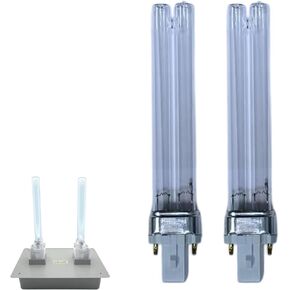 Mammoth BioShieldUV® Classic S18 (18W) TruBlu™ UV-C Replacement 6 1/2" 2X 9W UV Bulbs (1 Pair)