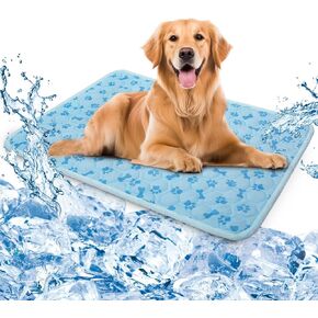 Dog Cooling Mat, Pet Cooling Mat for Dogs and Cats, Portable Summer Dog Cool Pad,Cool Bed for Pets, Premium Pet Cool Blanket for Summer