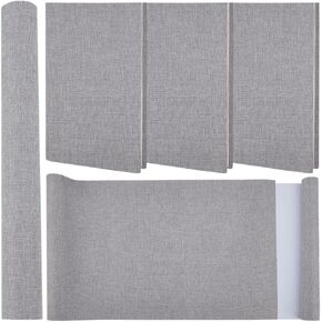 CRASPIRE 51 x 11.8 Inch Book Binding Cloth Book Cover Fabric Polyester Linen Woven Surface Paper Backed Burlywood Bookcover for Books Album Scrapbooking Archival DIY Covering Bookbinding Protector