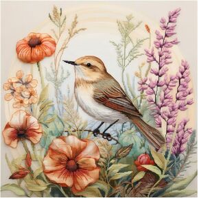 51buyoutgo Bird Cross Stitch Kits, 11 Ct Count Funny Pre Printed Counted Stamped Cross Stitch Embroidery Needlepoint Patterns Kits for Beginners Adults, Easy Advanced Animal Crossstitch Crossstitching