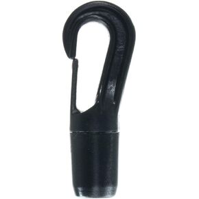 Paracord Planet Black Shock Bungie Cord Hook - للاستخدام مع نطاقات المقاومة ، وسلك الصدمة الصغير والمزيد