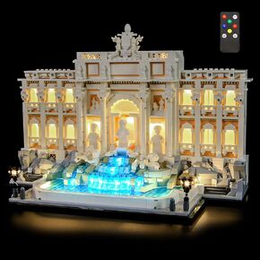 ضوء Lightailing لـ LEGO -1062 TREVI FOUNTAIN - مجموعة إضاءة LED متوافقة مع طراز LEGO Building Build - لم يتم تضمين مجموعة النموذج