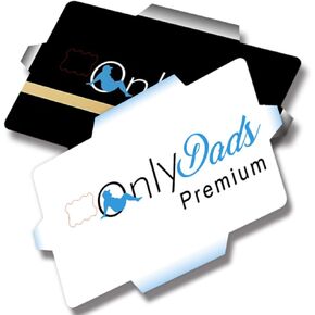 Only Dads Debit Card Sticker | 2 PCS Credit Card Skin Black and White for EBT, Key, Transportation, ID, Bank Card - Waterproof No Bubble Anti-wrinkling Removable Funny Debit Card Sticker Cover