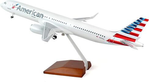 Daron Skymarks American A321 Airplane Model with Wood Stand & Gear (1/100 Scale) in Saudi Arabia