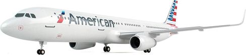 Daron Skymarks American A321 Airplane Model with Wood Stand & Gear (1/100 Scale) in Saudi Arabia
