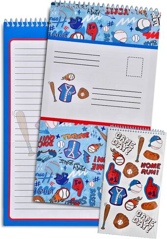 iscream + Corey Paige Designs Seal and Send 40 Sheet Stationery Note Card Pad with Seals - Game On in Saudi Arabia
