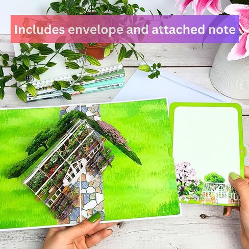 HEARTAGS- Mothers Day Card, 6x8 in Pop Up Birthday Card For Women, Hummingbird Wisteria Pop Up Mother's Day for Mom, Wife, Daughter, Sister, Grandma in Saudi Arabia