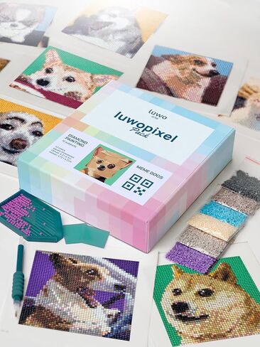 LuwoArte Large Diamond Art Kits for Adults - Brilliant Art Diamond Painting Kit - Paint Gem Art for Adults - Meme Animals in Saudi Arabia