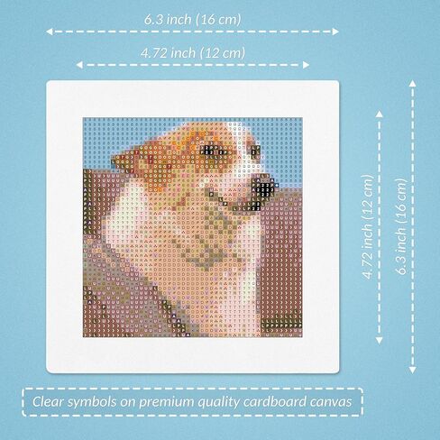 LuwoArte Large Diamond Art Kits for Adults - Brilliant Art Diamond Painting Kit - Paint Gem Art for Adults - Meme Animals in Saudi Arabia