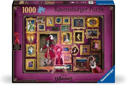 Ravensburger Disney Villainous Captain Hook 1000 Piece Jigsaw Puzzle for Adults – Every Piece is Unique, Softclick Technology Means Pieces Fit Together Perfectly in Saudi Arabia