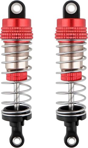 14210 RC Car Front Front Aluminium Excedcories Prackors Prackors for H14BM 14210 14209 JC14EP HP141 HP141S 1:14 Brush RC Cars Monster Trucks (Red) in Kuwait