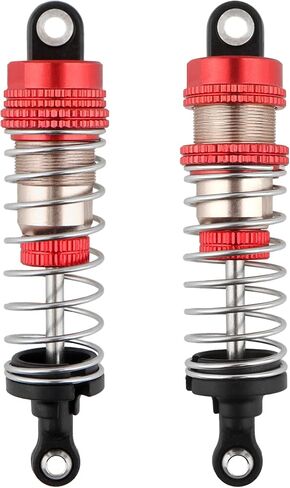 14210 RC Car Front Front Aluminium Excedcories Prackors Prackors for H14BM 14210 14209 JC14EP HP141 HP141S 1:14 Brush RC Cars Monster Trucks (Red) in Kuwait