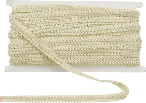 uxcell 2pcs Gimp Braid Trim, 13 Yards x 1/2"(12mm) Curtain Upholstery Trim for DIY Craft Sewing Accessories, Beige in Kuwait