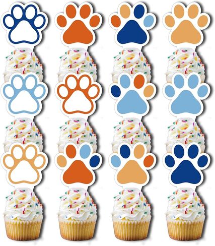24PCS Boho Cupcake Toppers Flower Cake Decorations for Boho Rainbow Bohemian Wedding Baby Shower Birthday Party Supplies in Saudi Arabia