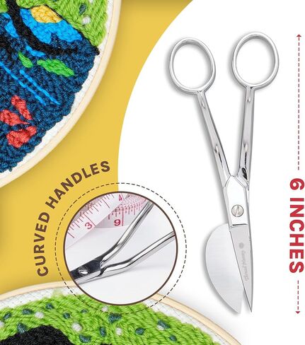 6 inch Applique Scissors without Duck Bill from ThreadNanny in Kuwait