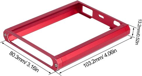 Aluminum RC Remote Radio Controller Base Bracket Holder Transmitter Protector Base Frame for Flysky Noble NB4 Pro NB4 Lite NB4 Protect Support (Red) in Saudi Arabia