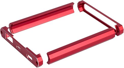 Aluminum RC Remote Radio Controller Base Bracket Holder Transmitter Protector Base Frame for Flysky Noble NB4 Pro NB4 Lite NB4 Protect Support (Red) in Saudi Arabia