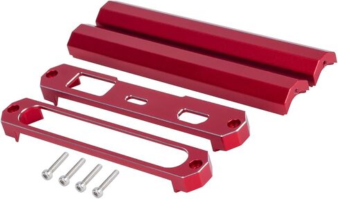 Aluminum RC Remote Radio Controller Base Bracket Holder Transmitter Protector Base Frame for Flysky Noble NB4 Pro NB4 Lite NB4 Protect Support (Red) in Saudi Arabia