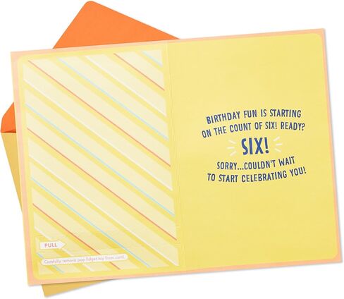 Hallmark 4th Birthday Card for Kids (Fuzzy Number) in Saudi Arabia