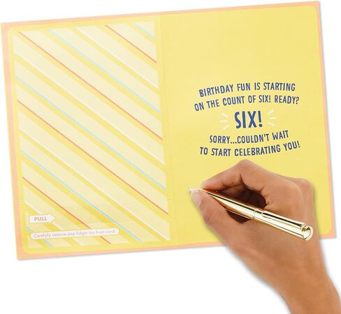 Hallmark 4th Birthday Card for Kids (Fuzzy Number) in Saudi Arabia