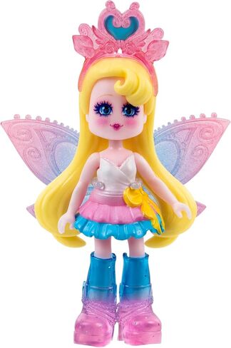 Royale High 3" Light Fairy Fashion Doll - 1 Figure with 9 Fashion Accessories - Virtual Item Code Included - Series 1 - Ages 5+ in Kuwait