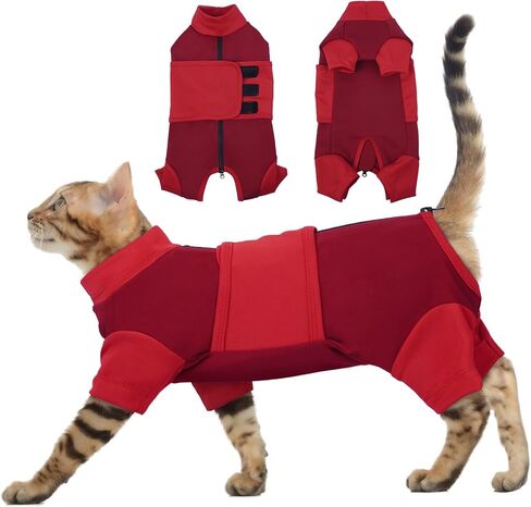 Cat Anxiety Jacket, Anxiety Vest Jacket for Fireworks, Thunderstorm, Travel, Separation, Anxiety Calming Vest Wrap for Cats and Small Dogs in Saudi Arabia