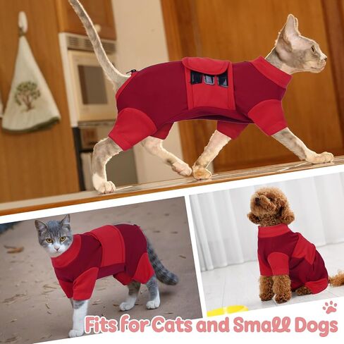 Cat Anxiety Jacket, Anxiety Vest Jacket for Fireworks, Thunderstorm, Travel, Separation, Anxiety Calming Vest Wrap for Cats and Small Dogs in Saudi Arabia