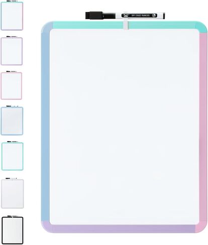Mr. Pen- Dry Erase Board, 14" x 11" with a Black Dry Erase Marker, Colorful Frame, Small White Board, White Board for Kids, White Board for Students, Small Dry Erase Board, Mini White Board in Saudi Arabia