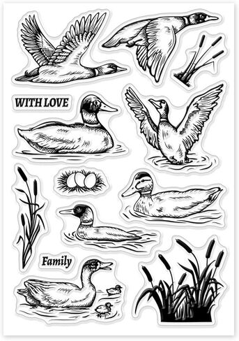 GLOBLELAND سمور سيليكون واضح Stamps حيوانات جميلة شفافة Stamps لبطاقات صنع DIY بها بنفسك سكرابوكينغ ألبوم صور ورق تزيين الحرفية in Kuwait