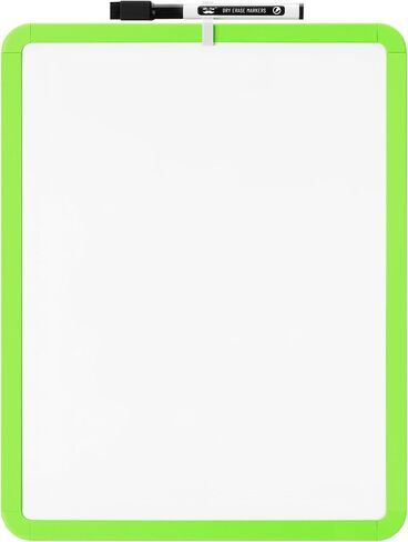 Mr. Pen- Dry Erase Board, 14" x 11" with a Black Dry Erase Marker, Colorful Frame, Small White Board, White Board for Kids, White Board for Students, Small Dry Erase Board, Mini White Board in Saudi Arabia