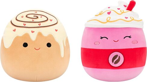 Squishmallows Original 8in Hartman The Purple Monkey + 8in Junie The Banana – Official Jazwares Valentine’s Plush 2-Pack (Little) in Saudi Arabia