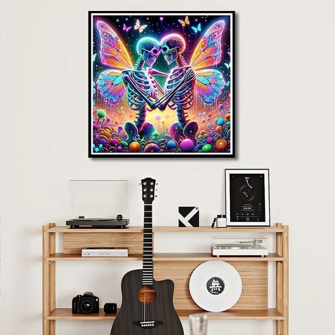 igoodom Cute Cat Diamond Painting Kit for Adults, Cat Diamond Art for Beginners, 5D Full Drill Round Diamond Painting Gem Art for Home Wall Decor Gift 14x14inch in Saudi Arabia