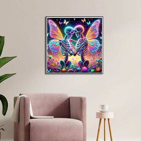igoodom Cute Cat Diamond Painting Kit for Adults, Cat Diamond Art for Beginners, 5D Full Drill Round Diamond Painting Gem Art for Home Wall Decor Gift 14x14inch in Saudi Arabia