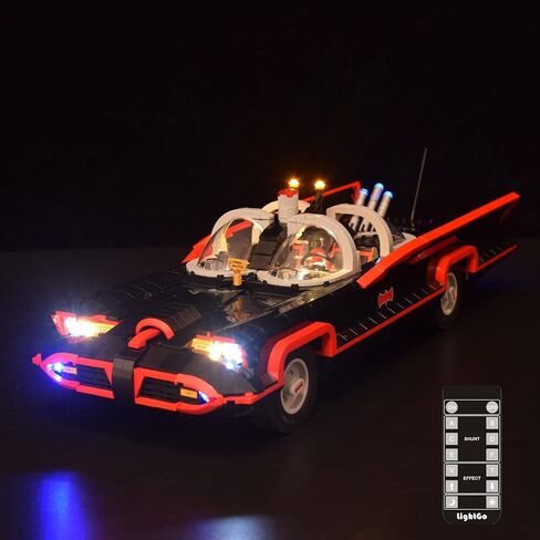 LightGo LED Lighting Kit Designed for Batman Compatible with Lego 76328 The Classic TV Series Batmobile - Not Include Model (Remote Version) in Saudi Arabia