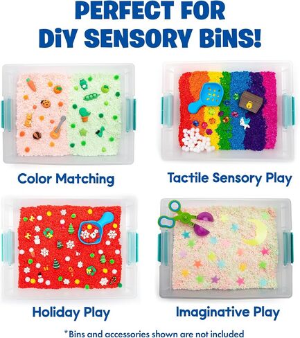Educational Insights Glow-in-the-Dark Playfoam Pluffle for Sensory Bins, Set of 2, Ages 3+ in Saudi Arabia