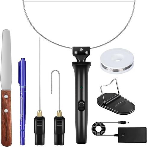 4 in 1 Foam Cutter Set with Digital Voltage Controller, GOCHANGE Electric Cutting Machine Pen Tools Kit, 100-240V /18W Styrofoam Cutting Pen with Electronic Voltage Transformer Adaptor in Saudi Arabia